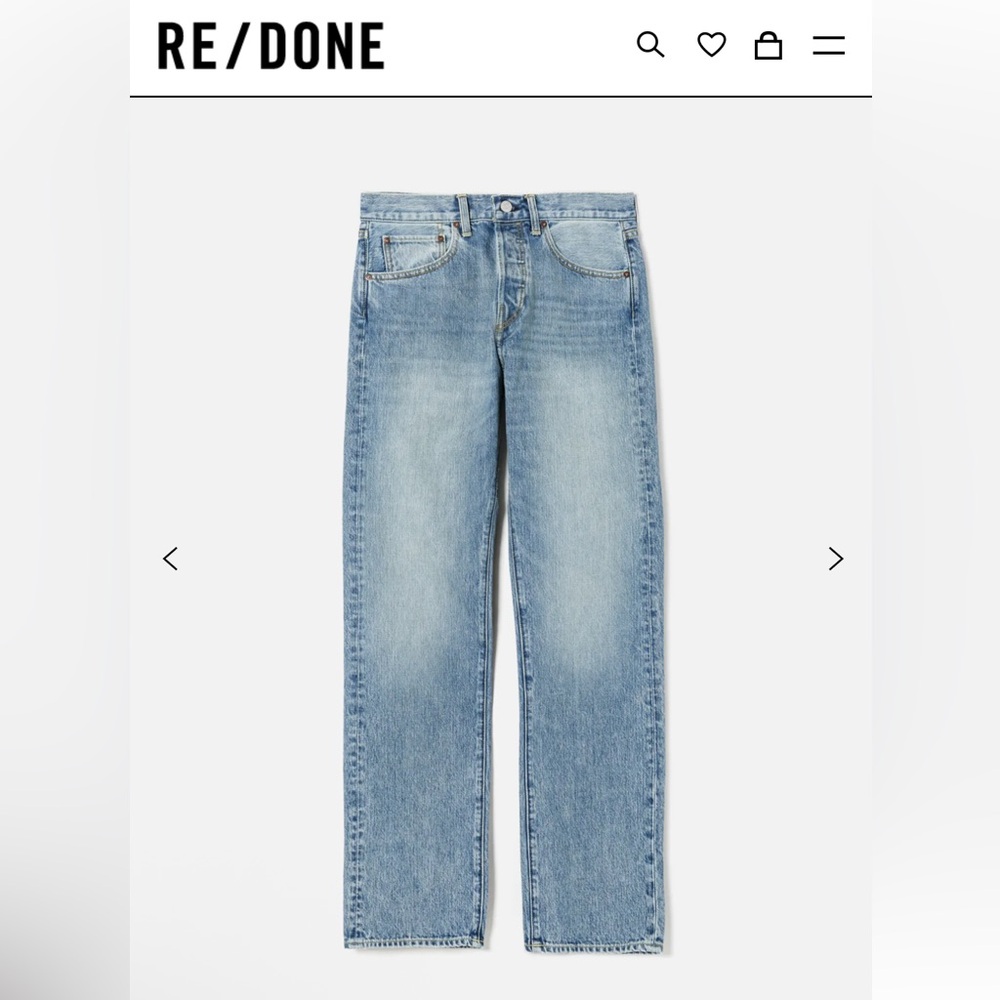 Re/Done Men’s 50s Straight Jeans